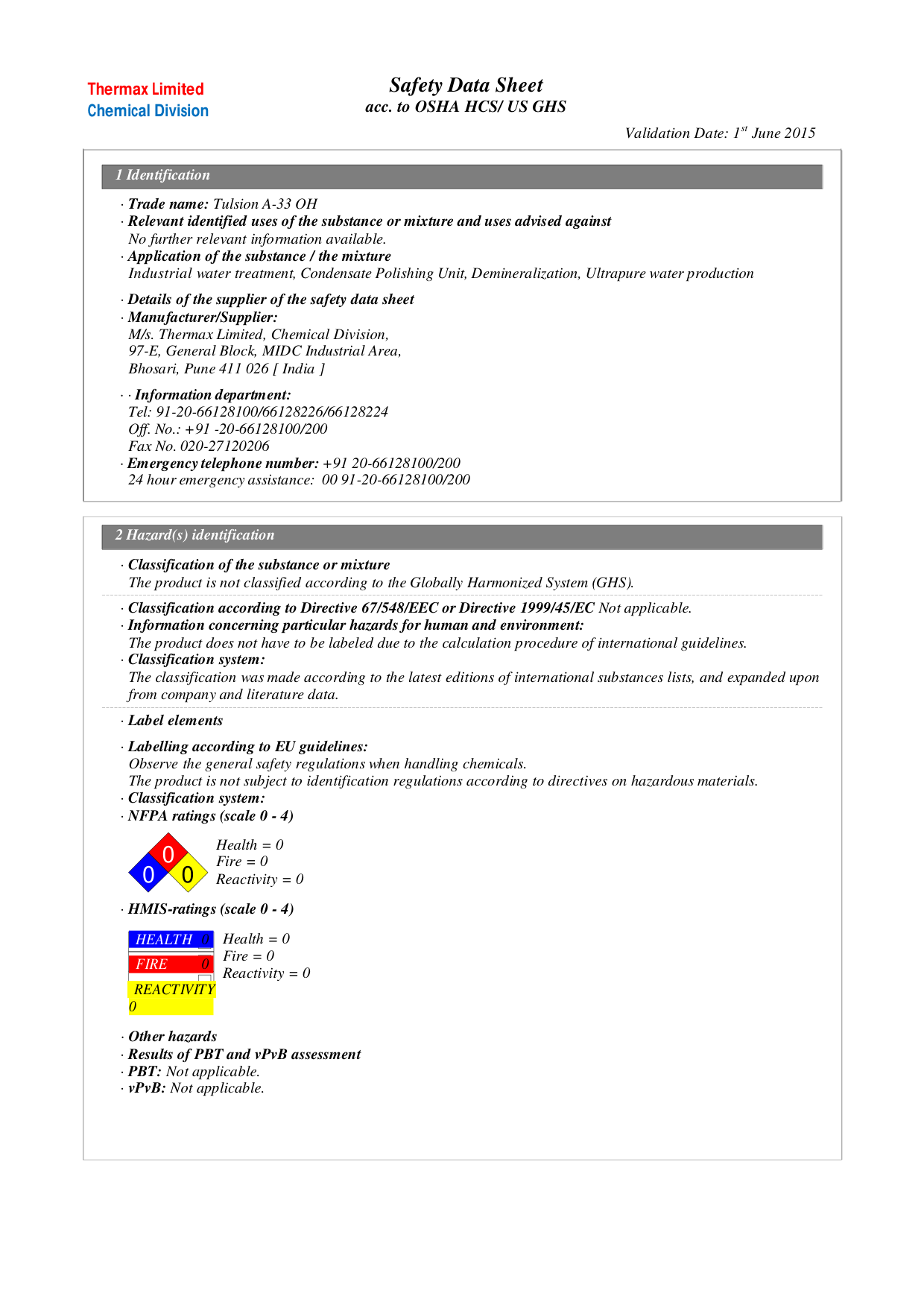 Strong Base Anion/Hydroxide Form Resin