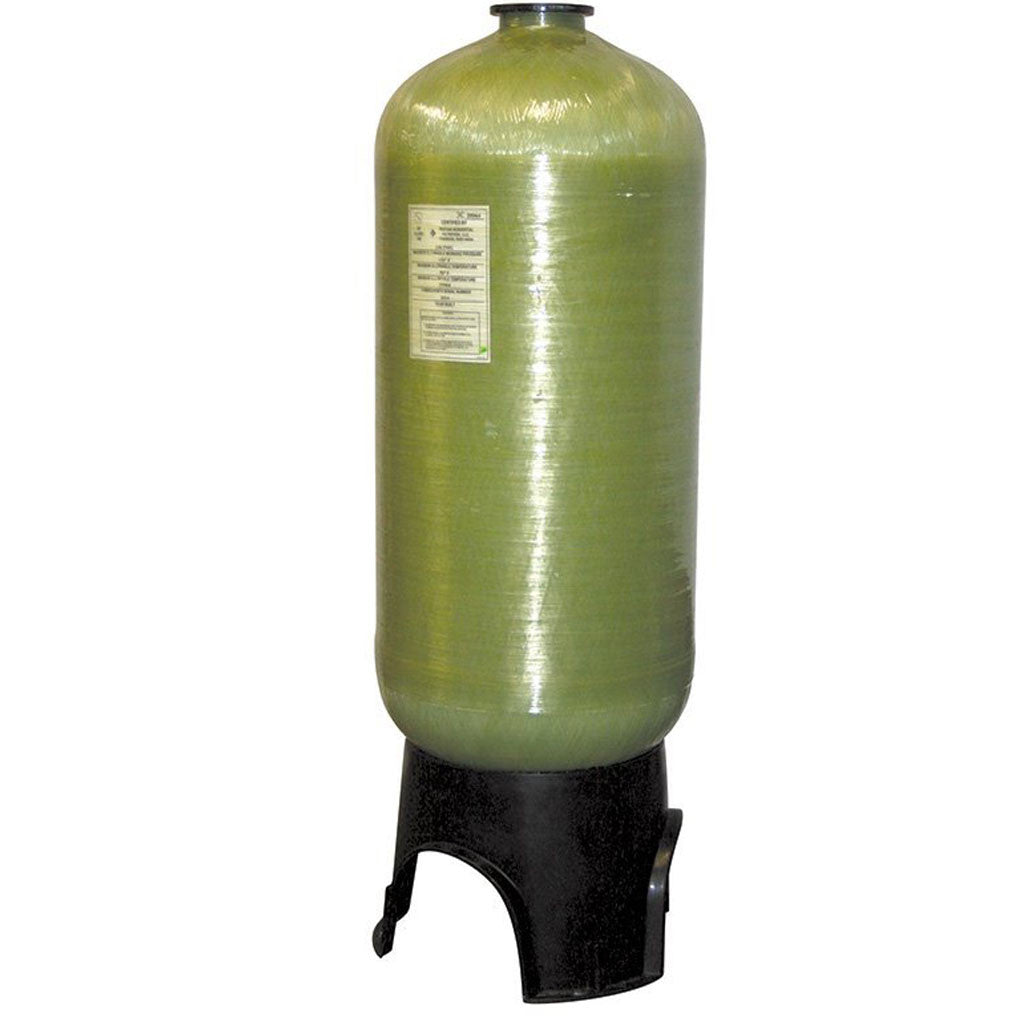 36x72 inch polyethylene mineral tank with 6-inch top flange — PT3672-N-6, Poly Tank, 36x72 Nat 6 Flg Top/ Ext Base, CH33421