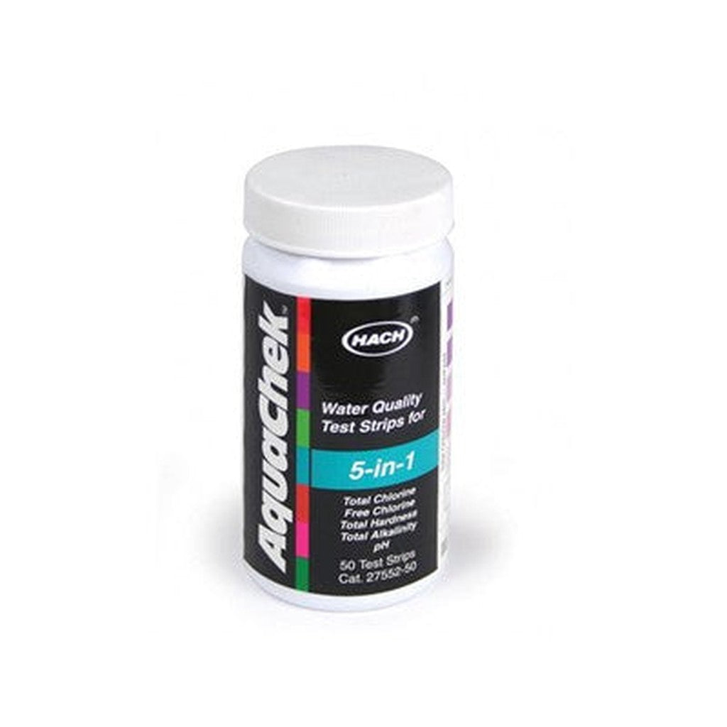 Aquachek 5-Way Water Test Strips, Pack of 50 — Aquachek-5 Test Strips, 50