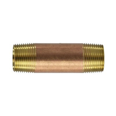 Brass Nipple, 1" x 2"