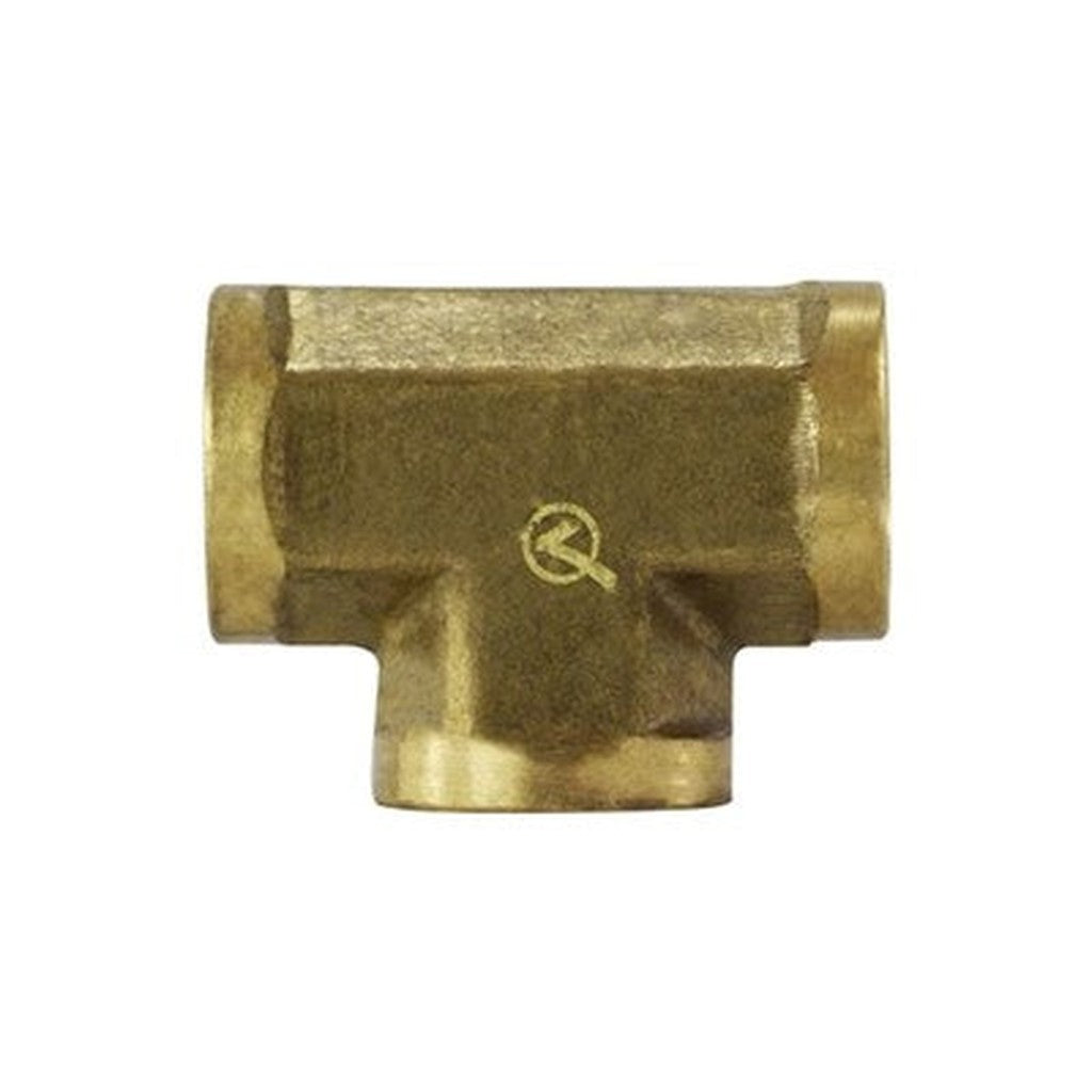 Brass Forged Tee, 1/4
