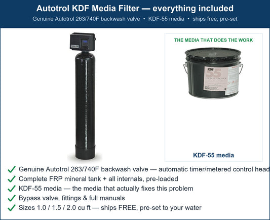 Autotrol Bacteria & Coliform (Well) Filter