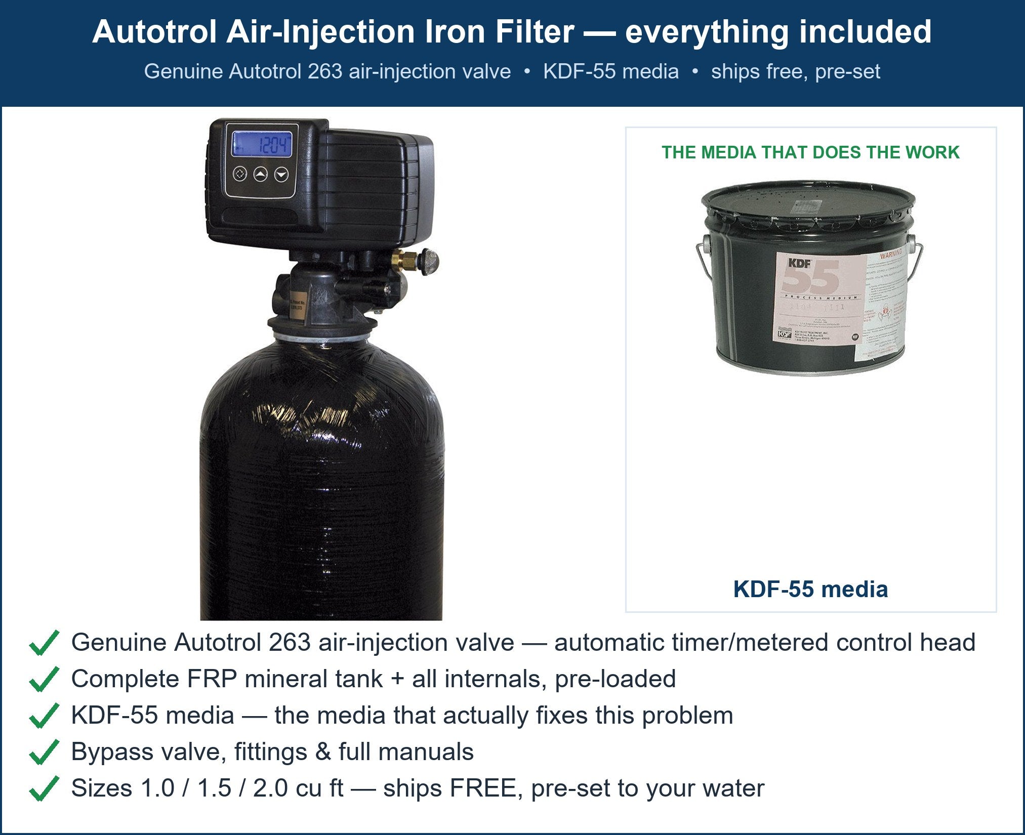 Autotrol Heavy Metals Filter