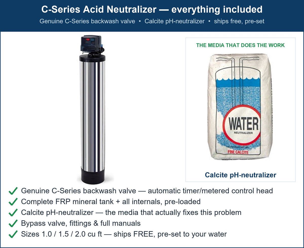 C-Series Acidic / Low-pH Water Filter