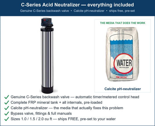 C-Series Acidic / Low-pH Water Filter