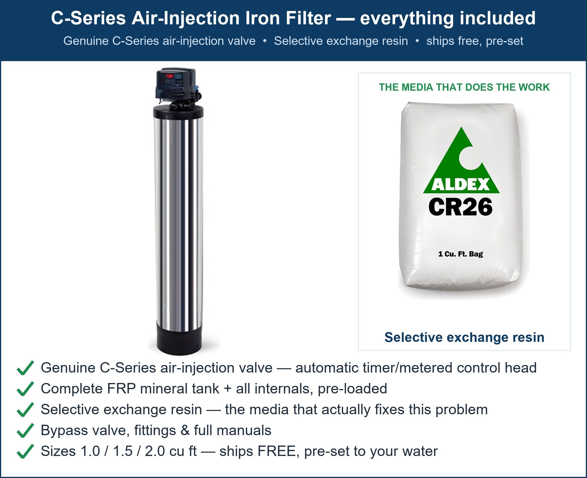C-Series Arsenic Filter