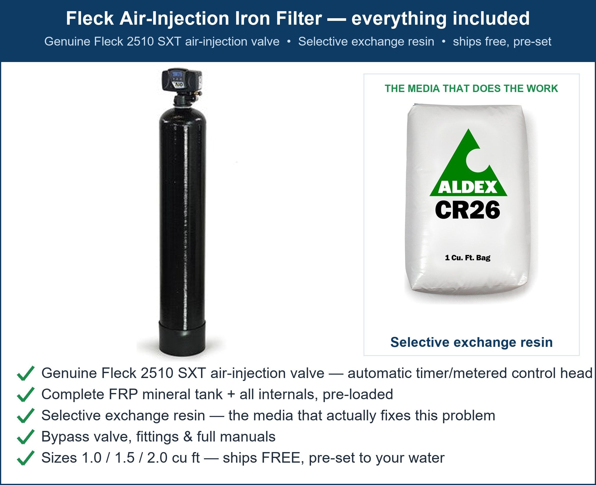 Fleck Arsenic Filter