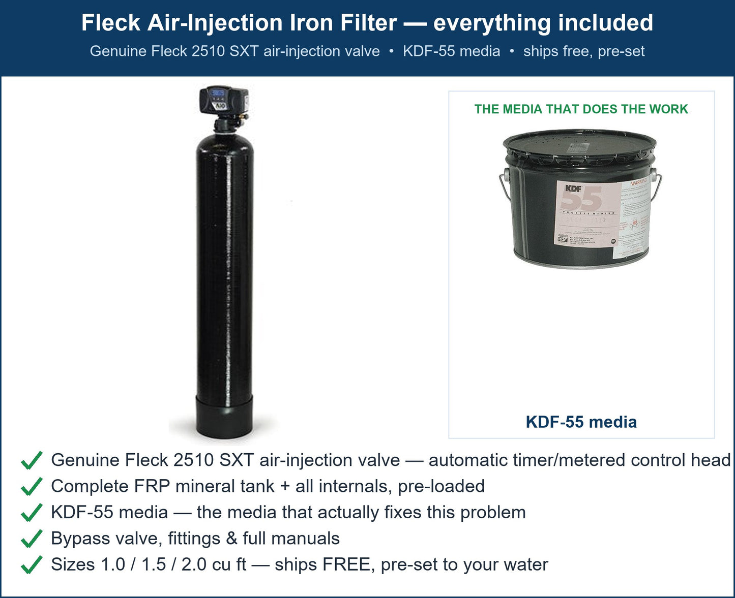 Fleck Heavy Metals Filter