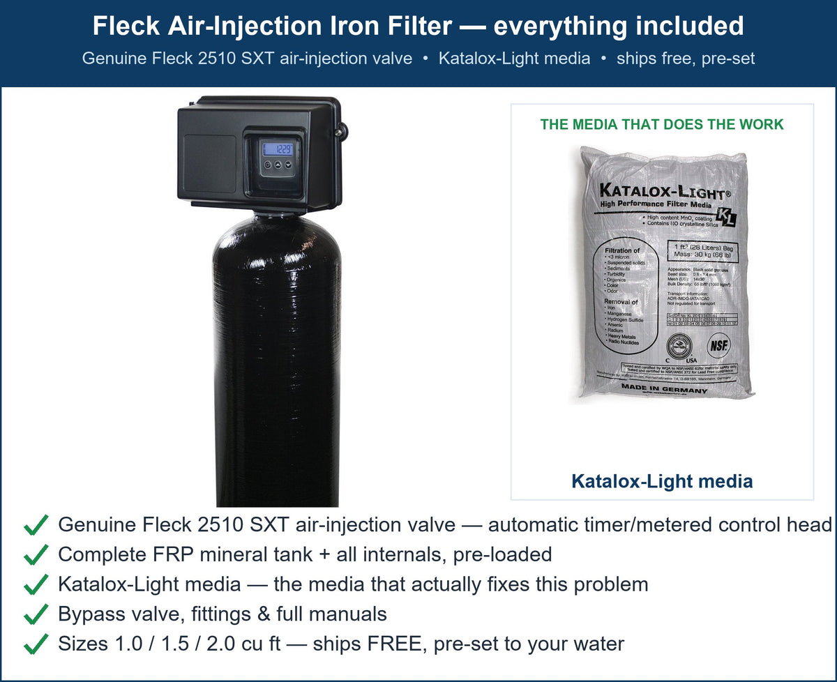 Fleck Metallic-Tasting Water Filter