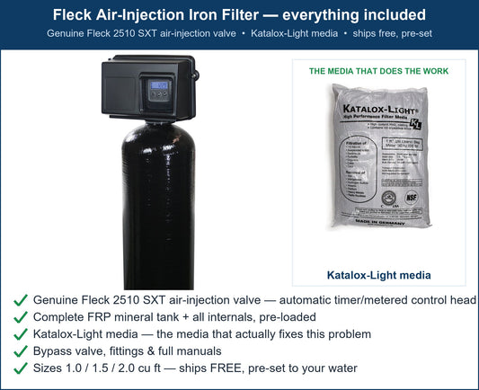 Fleck Metallic-Tasting Water Filter