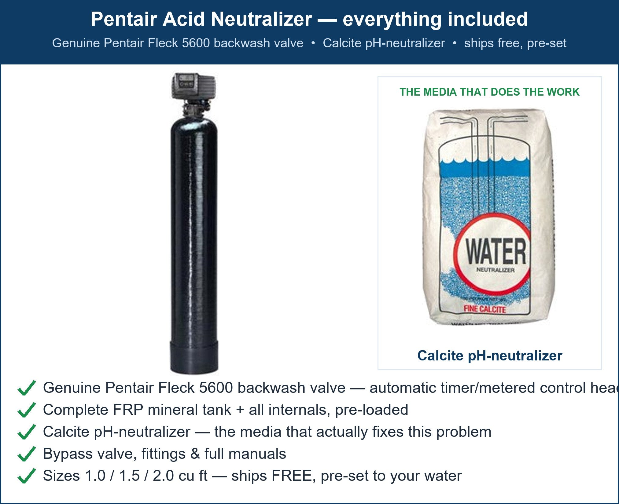 Pentair Corrosive Water Damaging Pipes Filter
