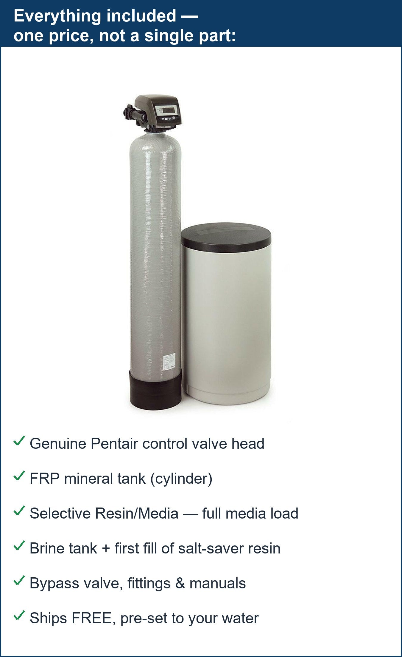 Pentair Yellow, Tea-Colored Tannin Water System