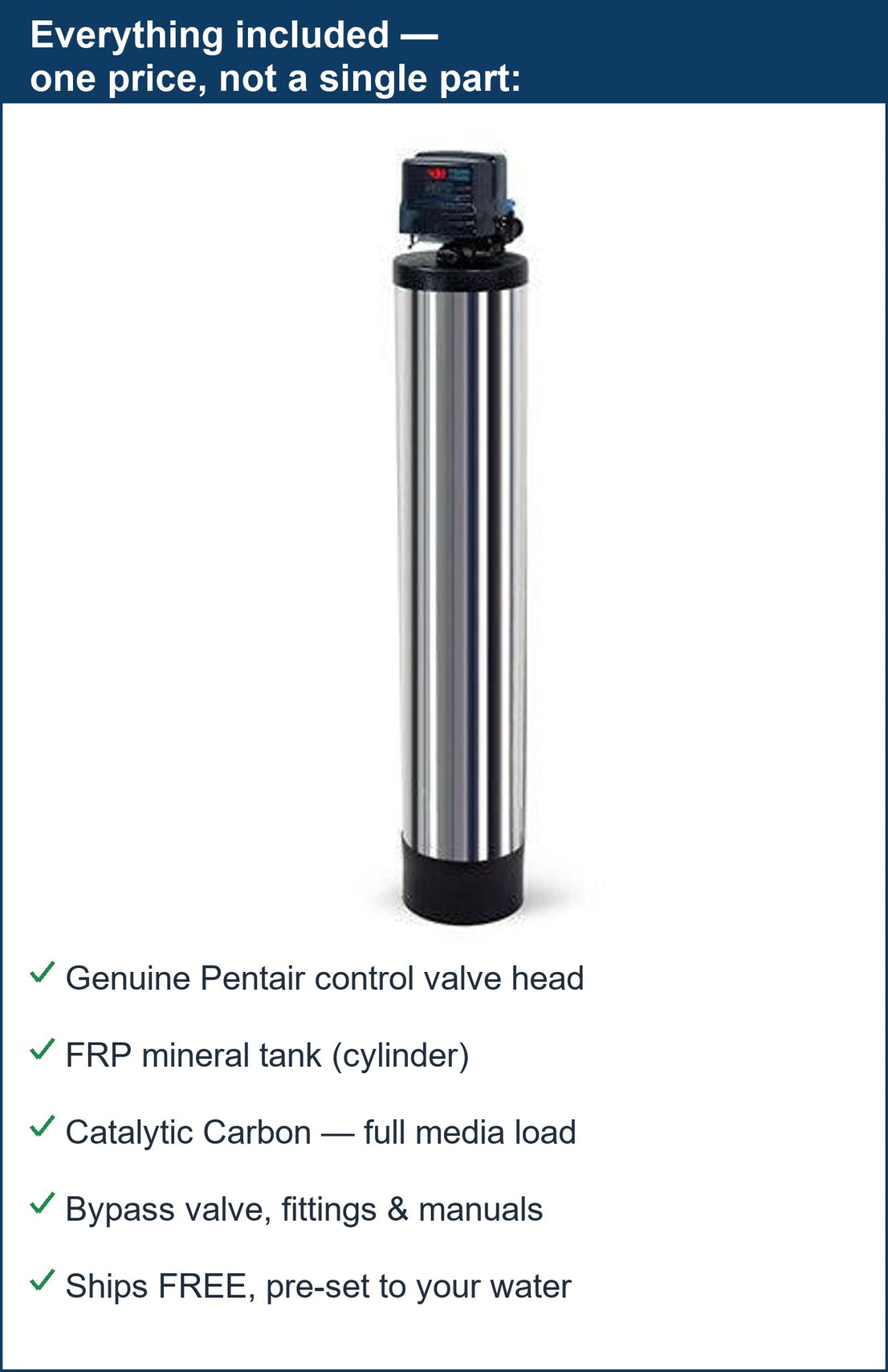 Pentair Whole-Home + Drinking Combo System