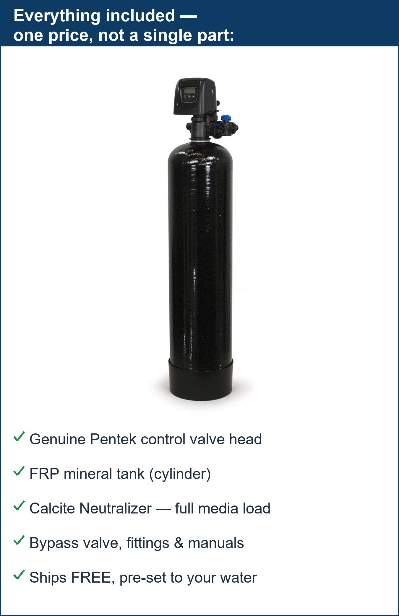 Pentek Corrosive Water Damaging Pipes System