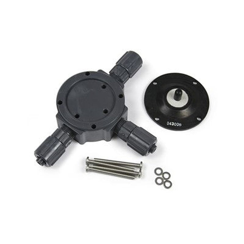 Chemical feed pump PVC head for 15-30 GPD capacity — Chem-Tech Kopkit, PVC Head, 15-30 GPD