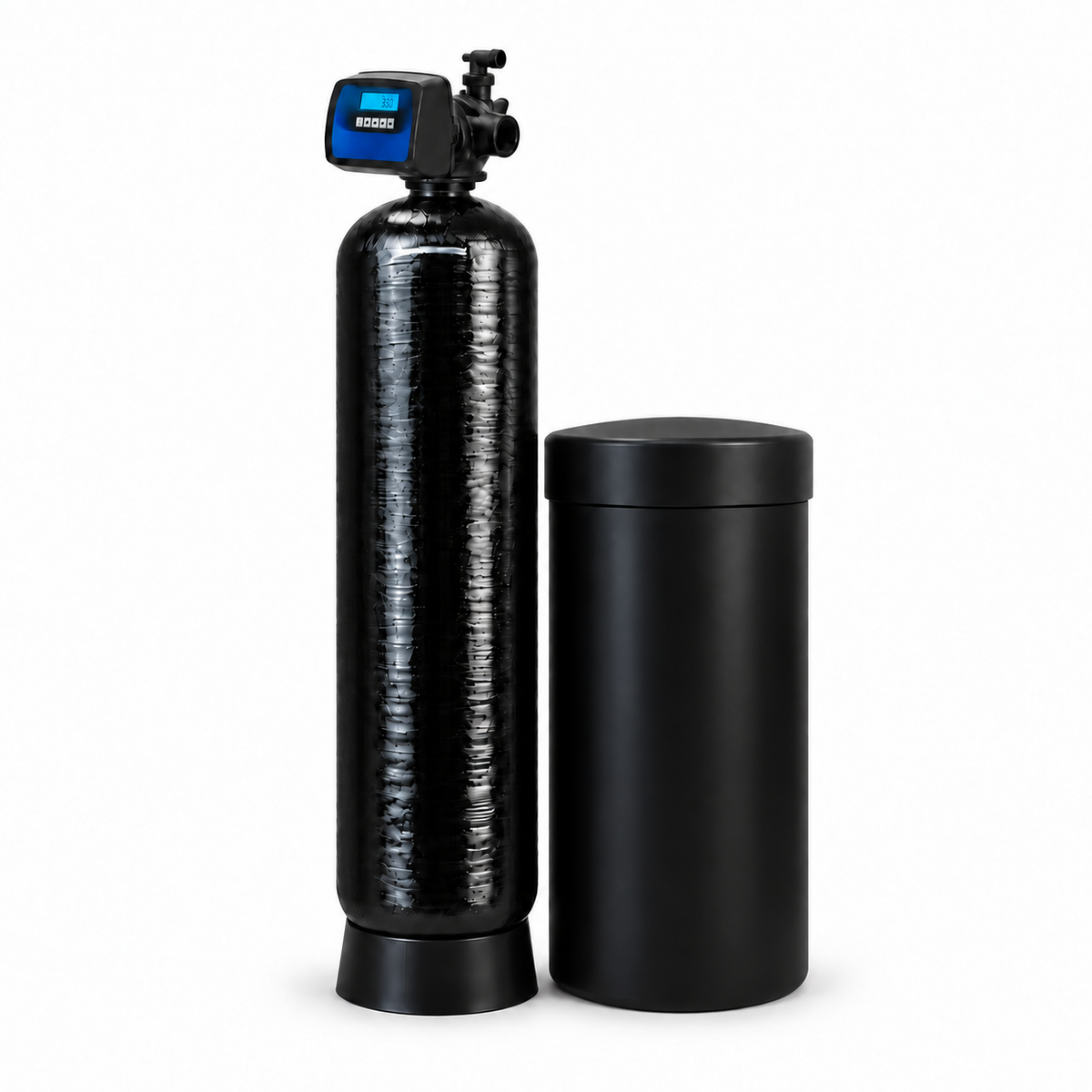 C-Series 120,000 grain single-tank commercial softener, same assembled system without WSP Mylar
