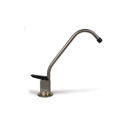F02-LR-BN Faucet: Long Reach Brushed Nickel Design for Reliable Residential RO Systems