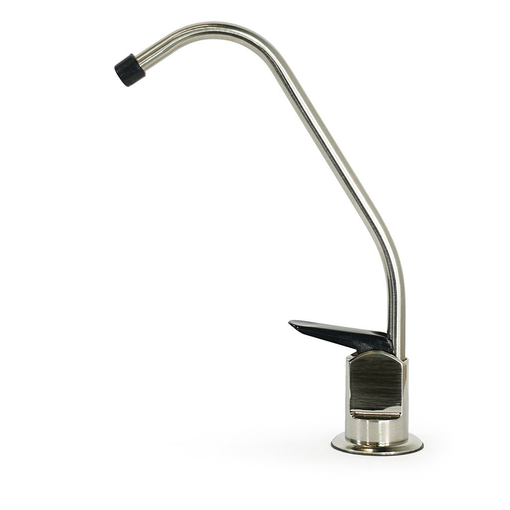 F02-LR-BS, Faucet, 1/4 Lng. Reach Brushed Stainless, QMP102BSS