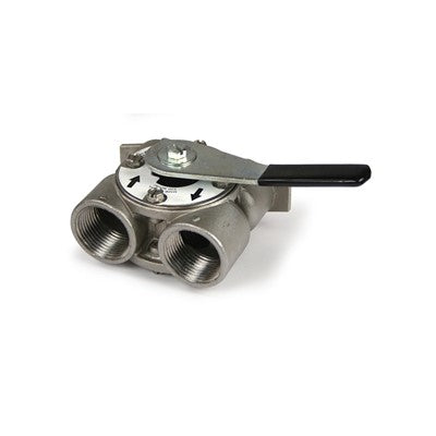 FL56-10B, Fleck 5600 By-Pass, 1" Stainless Steel, 60041SS