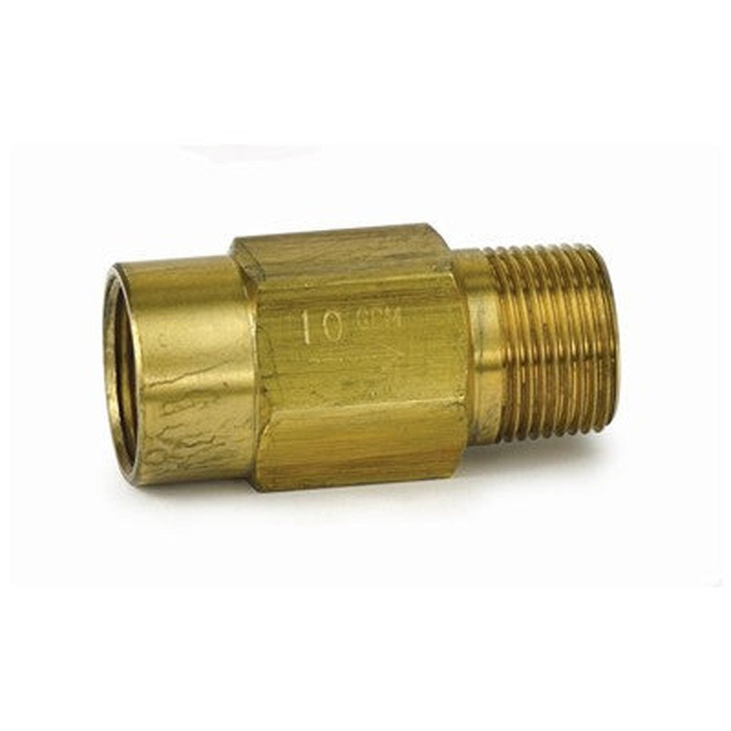 Fleck BLFC 1-inch Male to Female NPT 10 GPM flow control valve — FL60710-10.0, Fleck BLFC, 1" M x F NPT, 10 gpm, 60710-10