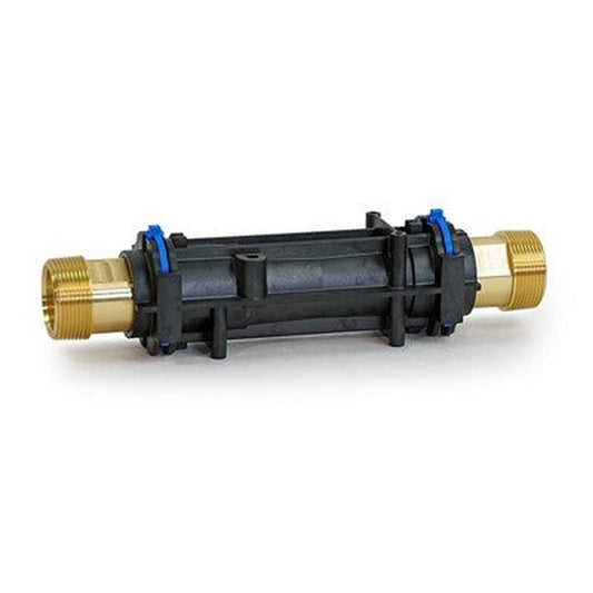1 1/2" NPT Brass In-line Plastic Water Meter — FL61560-09, 1 1/2" NPT In-line Plastic Meter, Brass, 61560-09