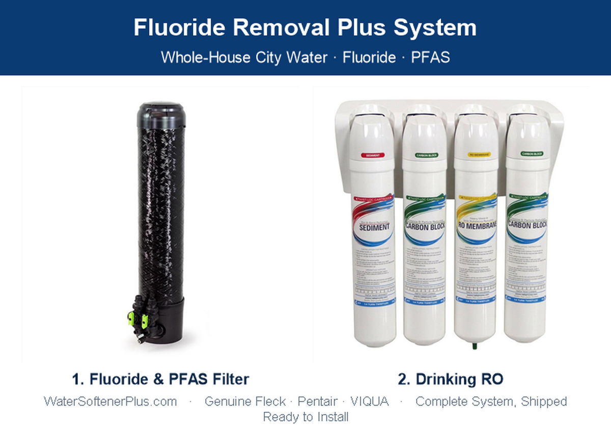Sistema de Eliminación de Flúor para Toda la Casa