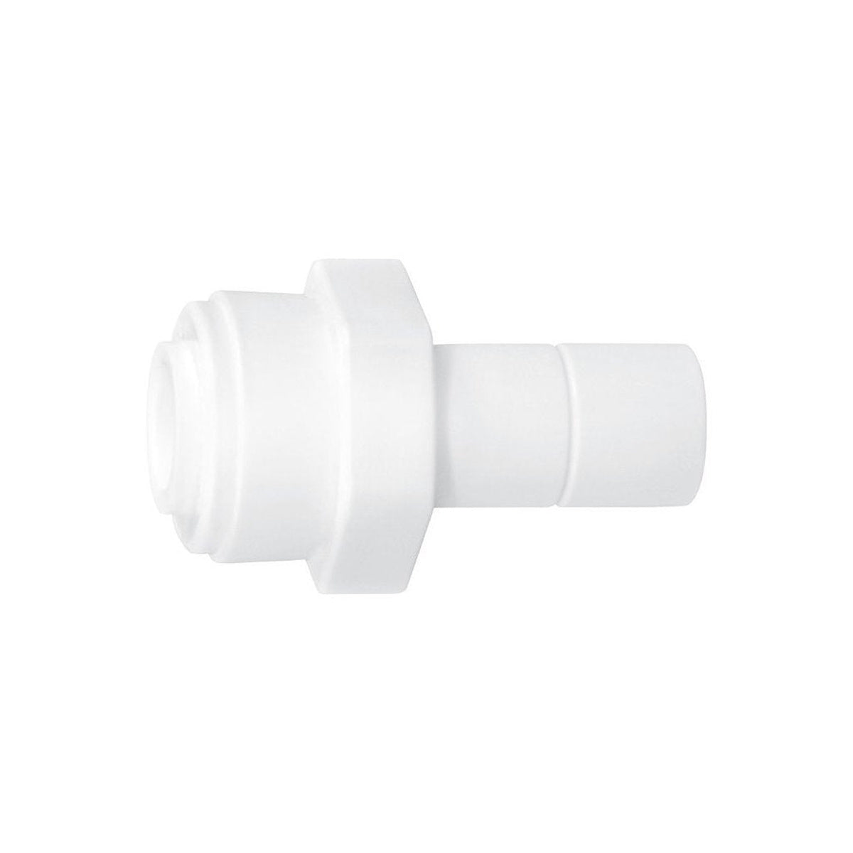 Reliable Hydrofit 3/8" Stem x 1/4" Tube Adapter for Seamless Residential RO System Integration