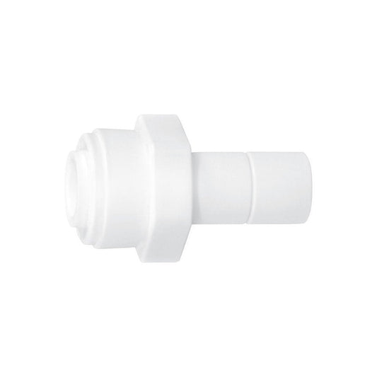 Reliable Hydrofit 3/8" Stem x 1/4" Tube Adapter for Seamless Residential RO System Integration