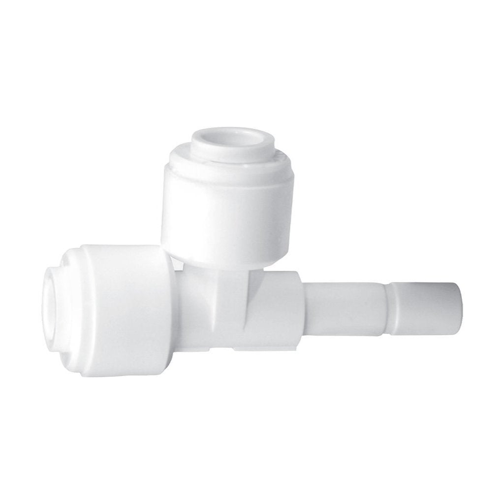 HDF03SRT, Hydrofit 3/8" Tube x Tube x Stem Run Tee, HDF-SRT0606