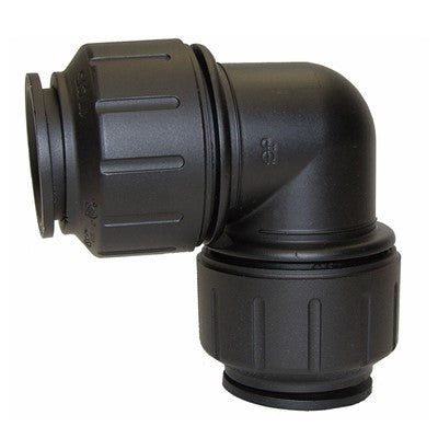 John Guest Black Union Elbow, 1" CTS