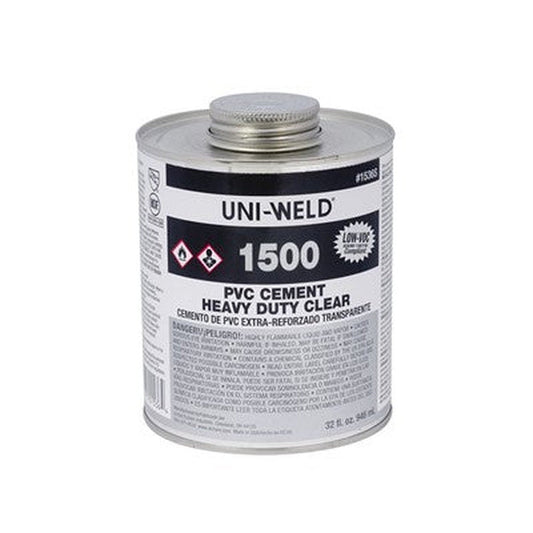 PVC Cement 32 oz. Clear Heavy Duty