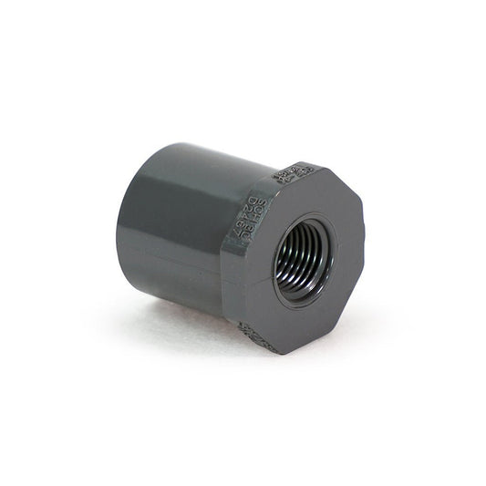 Durable 3/4" x 1/4" Slip x FIPT Bushing for Reliable Water Treatment Connections