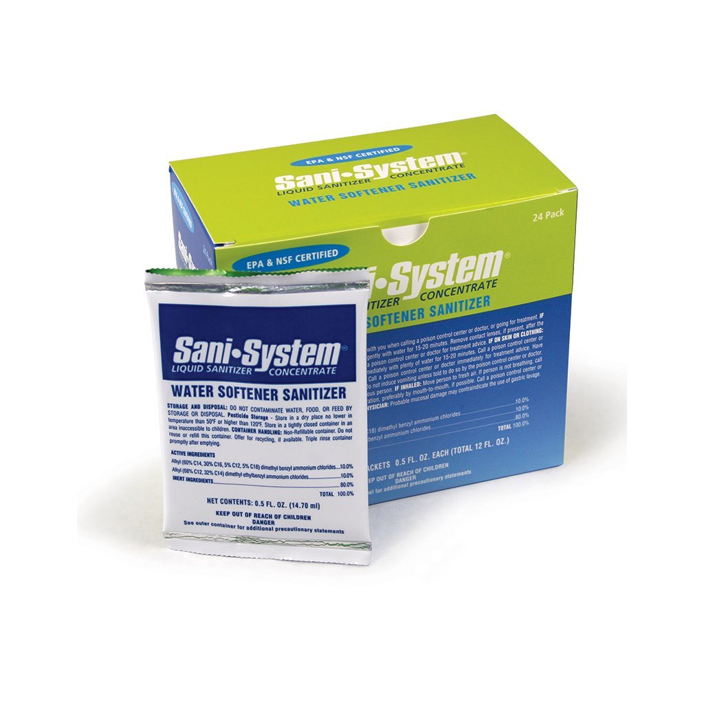 SANI SYSTEM-WS, Liquid Sanitizer, 24 - 0.5 Oz Packets, SS96WS