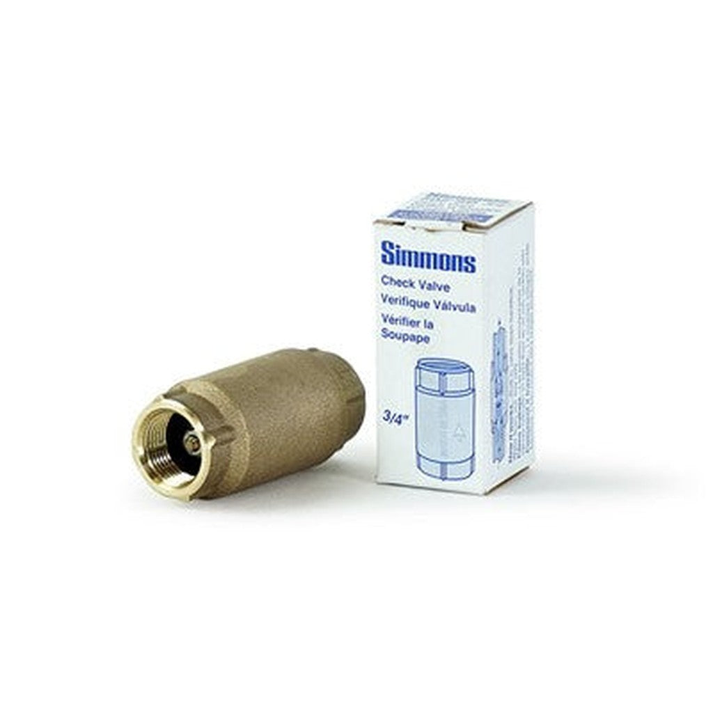 Simmons Ck Valve, 3/4 Lead Free