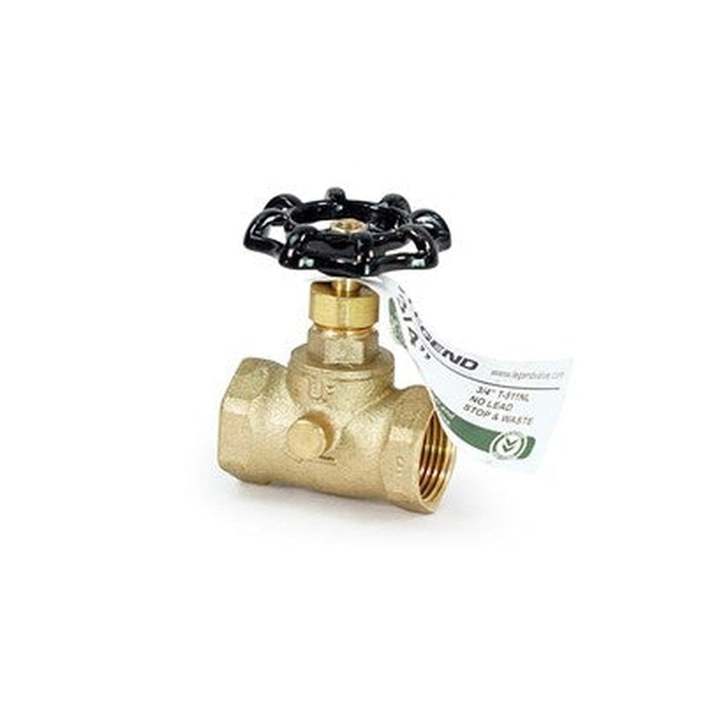 Stop and Waste Valve 3/4" IP