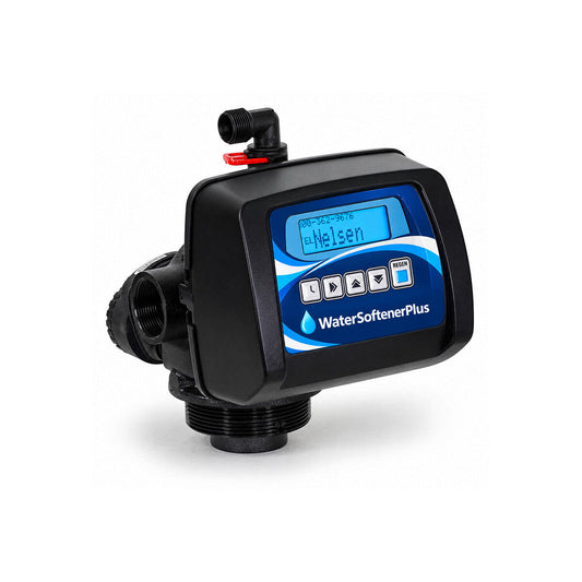 1-1/2" Nelsen Water Backwash Only Valve — NWS-15BF-0.0, Nelsen Water 1-1/2" Backwash Only Valve, V15NUBTZ-NW — complete product with WSP control face on white background