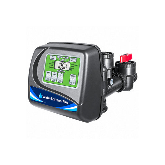 CL10E-SOLAR-0.0-SC, C-Series Solar Panel Meter Control Valve, V1SPDME-P03 — complete product with WSP control face on white background