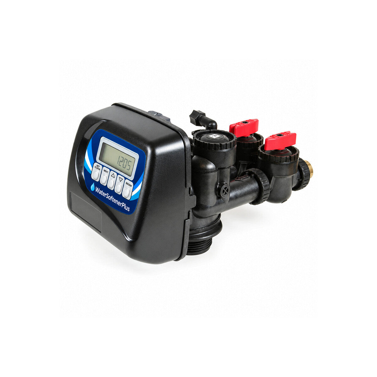 CL10E-0.0-SC, C-Series 1 Elec. Timer Softener Valve, V1EEDTE — complete product with WSP control face on white background