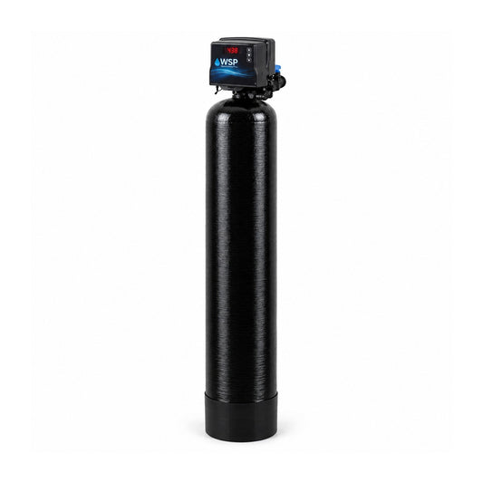 Nelsen Connected C-Series iron AIO filter system with WSP Mylar control head and one assembled 10x44 inch black polyglass tank