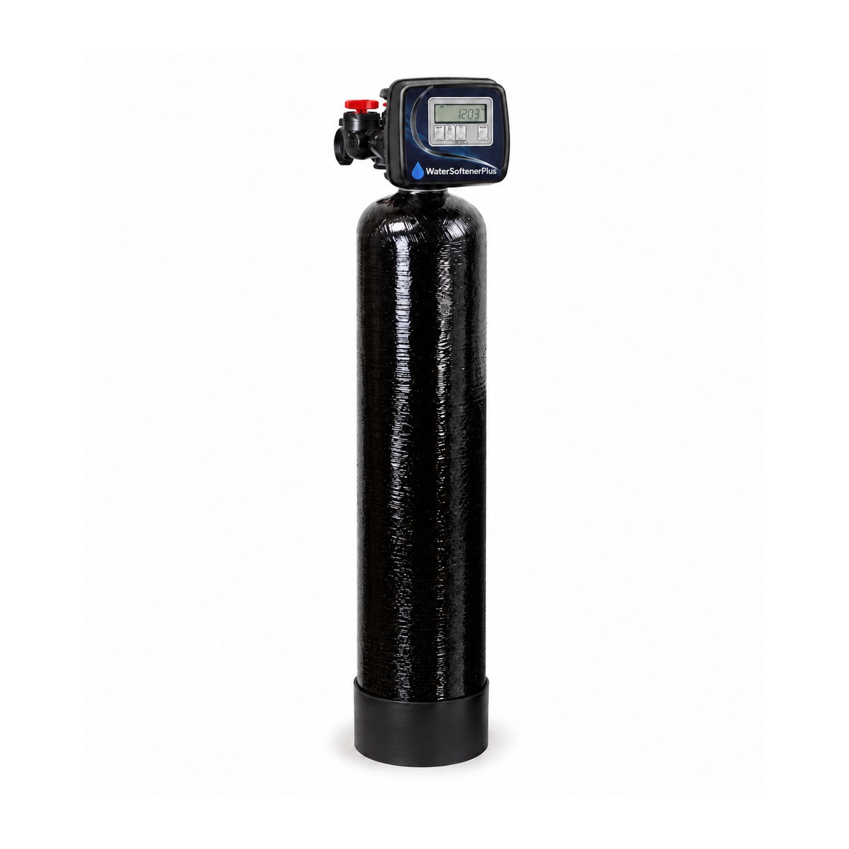 Representative Nelsen Automatic Air Injection Iron Filter first 10x44 inch variant, assembled tank and C-Series EE head with WSP Mylar; selected variant tank sizes vary