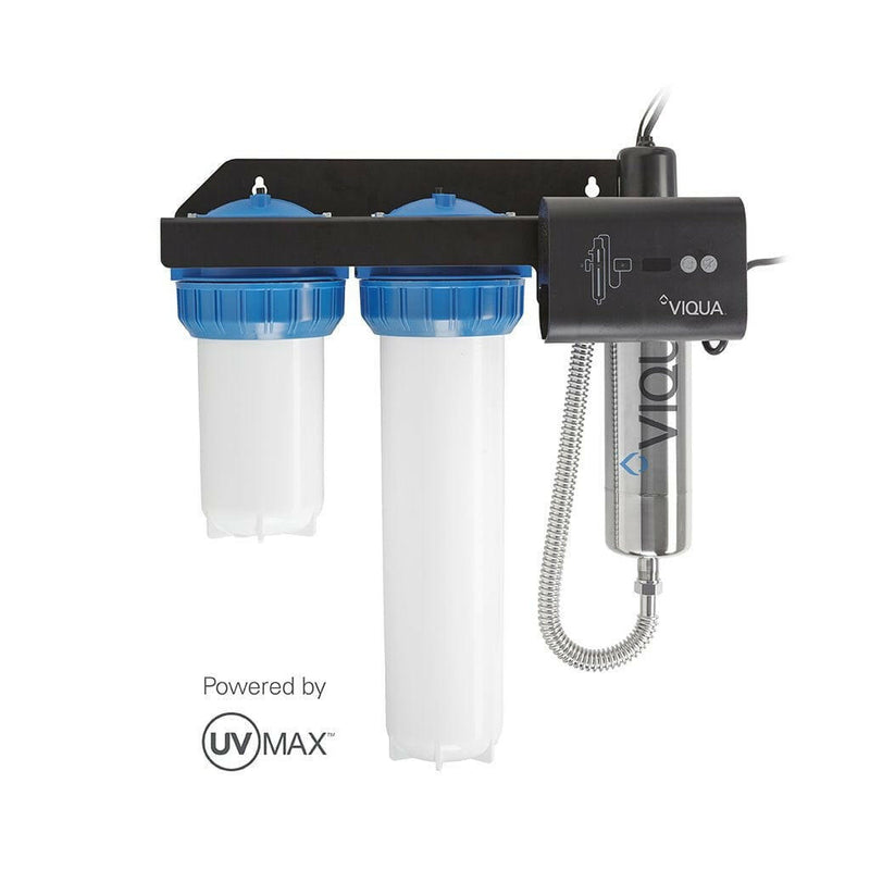 Viqua Ultraviolet UV Water Sterilizer High UV output lamp technology allows for a smaller footprint while providing the same UV performance as a longer chamber.