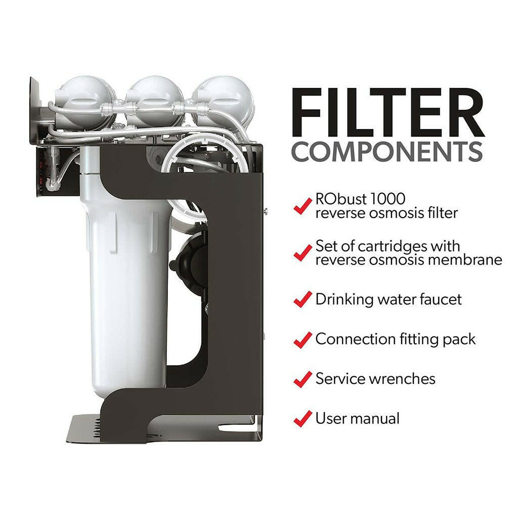 Ecosoft RObust 300 GPD Reverse Osmosis System.